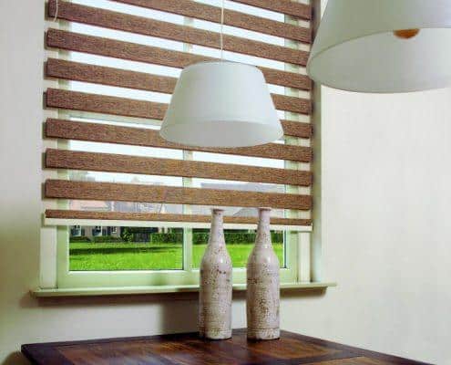 Duo rolgordijnen Lichintval in huis zelf regelen met raamdecoratie en zonwering