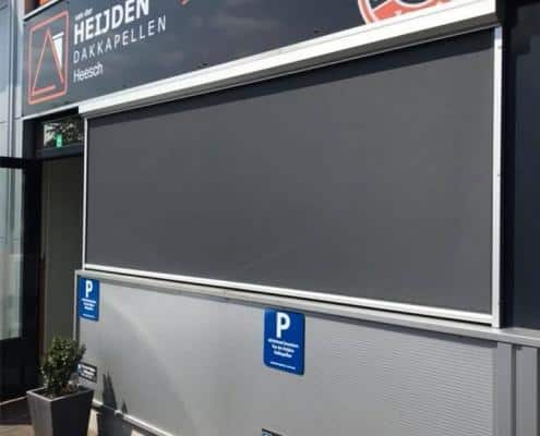 Zonwerend screen bij vd Heijden Dakkapellen | Deco Zonwering Zonwerend screen bij vd Heijden Dakkapellen | Deco Zonwering