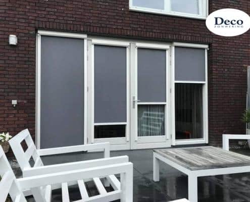 Windvaste screens met zonwerend doek in Oss | Deco Zonwering