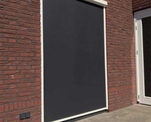 Windvaste Deco Zip Screen in Vinkel Windvaste Deco Zip Screen in Vinkel