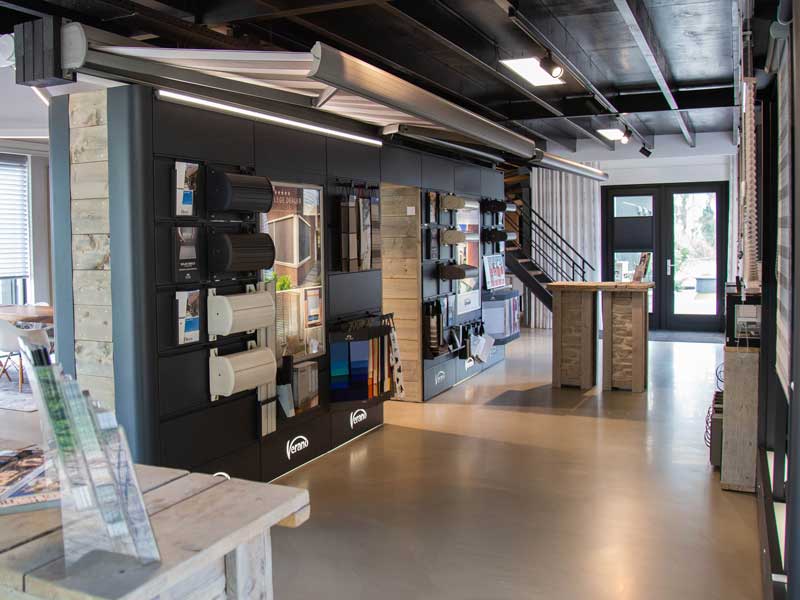 Zonwering showroom