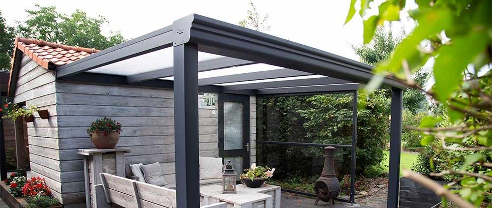 Aluminium terrasoverkapping Aluminium terrasoverkapping