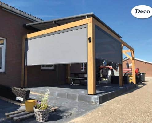 Weinor verandazonwering met zip screens