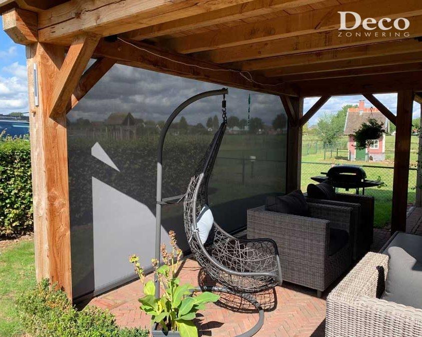 zipscreens bij overkapping zipscreen buiten