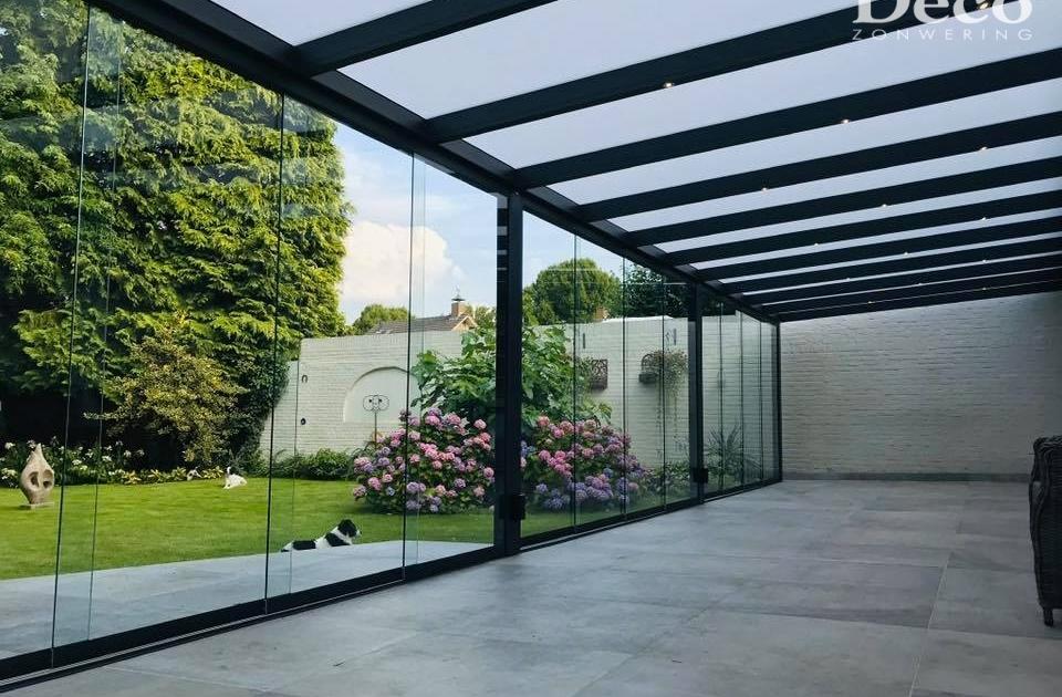 Deco-Limited-terrasoverkapping terrasoverkapping met glaswand