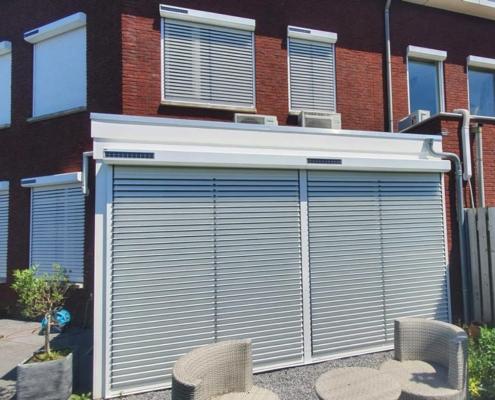 zonwering op zonnepanelen