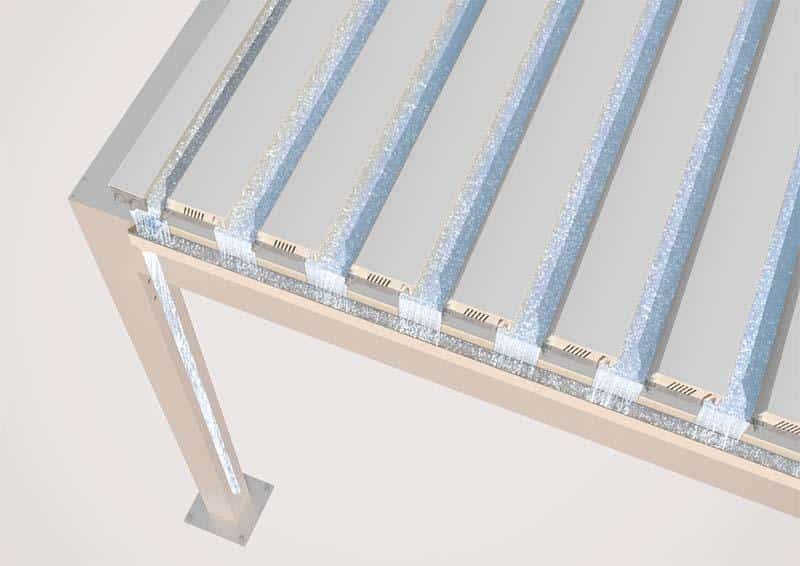 Door slimme, innovatieve oplossingen in te zetten zorgt Deco Zonwering ervoor dat uw terrasoverkapping tegen ieder weertype bestand is.