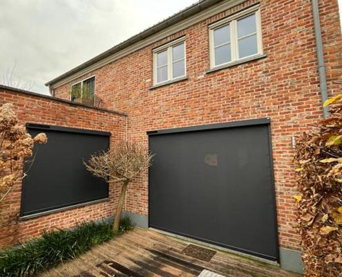 solar screens somfy deco zonwering Deco Zonwering plaatst windvaste Somfy Solar screens voor een woning in Ophemert