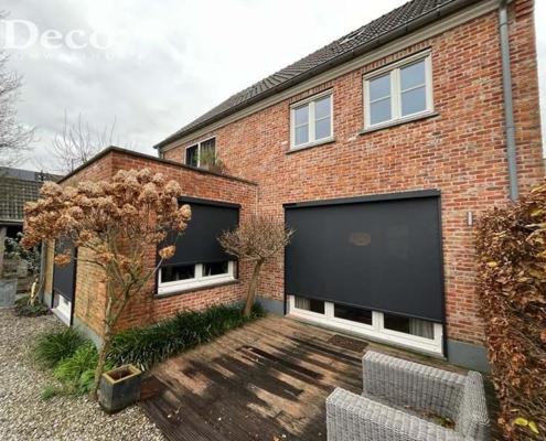somfy solar screens windvast ophemert Deco Zonwering plaatst windvaste Somfy Solar screens voor een woning in Ophemert