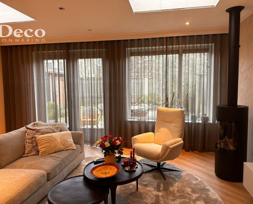 Inbetween gordijnen wave plooi Heesch inbetween gordijnen met wave plooi